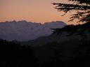 Sunrise skies over the Himalaya as seen from Shimla.